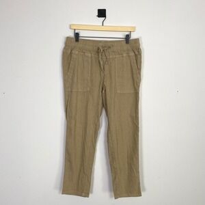 KUT From The Kloth‎ Rosalie Linen Blend Jogger Pants Pull On Drawstring Medium